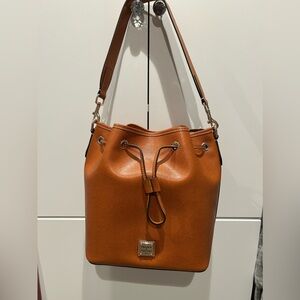 Dooney & Bourke Saffiano Small Drawstring bag. New with tags.